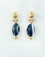Julie Cohn Petite Ore Botswana Agate Earrings