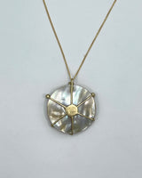 Julie Cohn Lunar Mabe Pearl Bronze Pendant