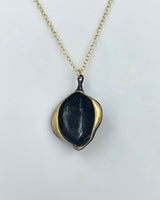 Julie Cohn Black Ridge Bronze Amulet Necklace
