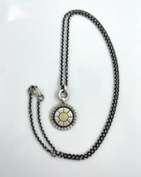 Jane Diaz Sun Disc Necklace