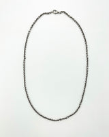 Jane Diaz Extra Thick Flat Round Link Chain Necklace