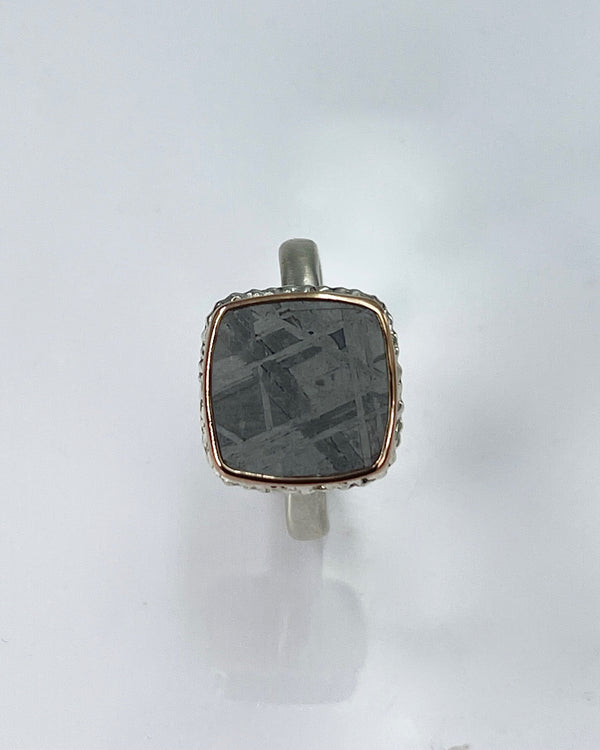 Jamie Joseph Scrimshaw Meteorite Ring