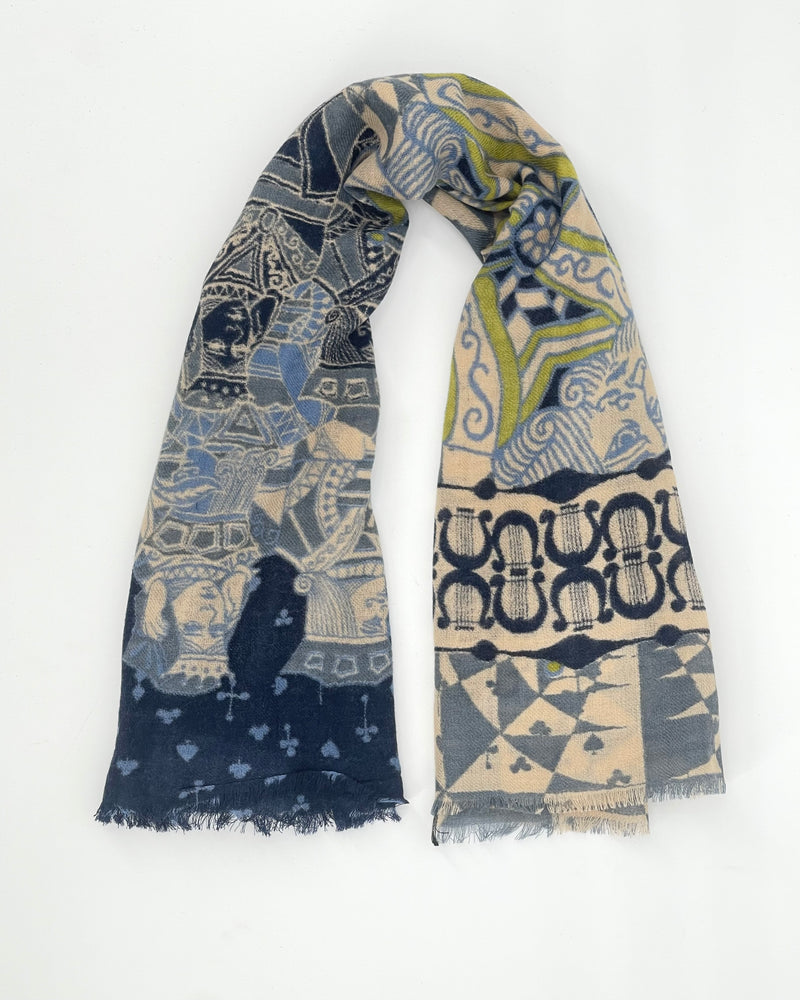 The King's Secret Shawl, Mixed Green