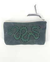 Small Waxed Canvas Pouches