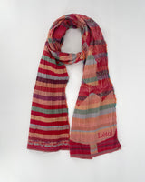 Eulalie Scarf in Red Multicolor