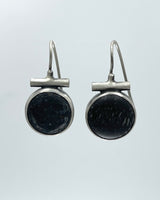 Terri Logan Black Single Drop Earrings