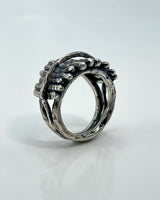 Line Work Ring with Single Wrap