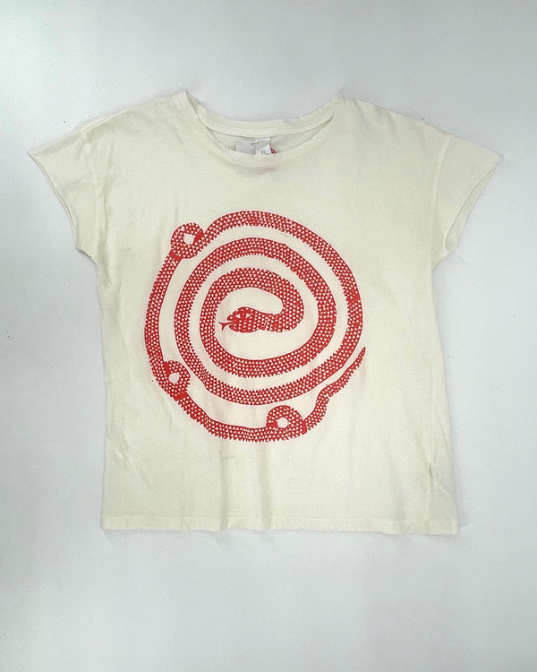 Snake Spiral Red Rocker T-Shirts