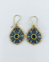 Miguel Ases Petite Teardrop Evil Eye Earrings