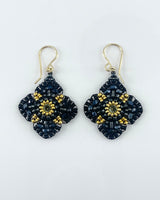 Miguel Ases Black Clover Earrings
