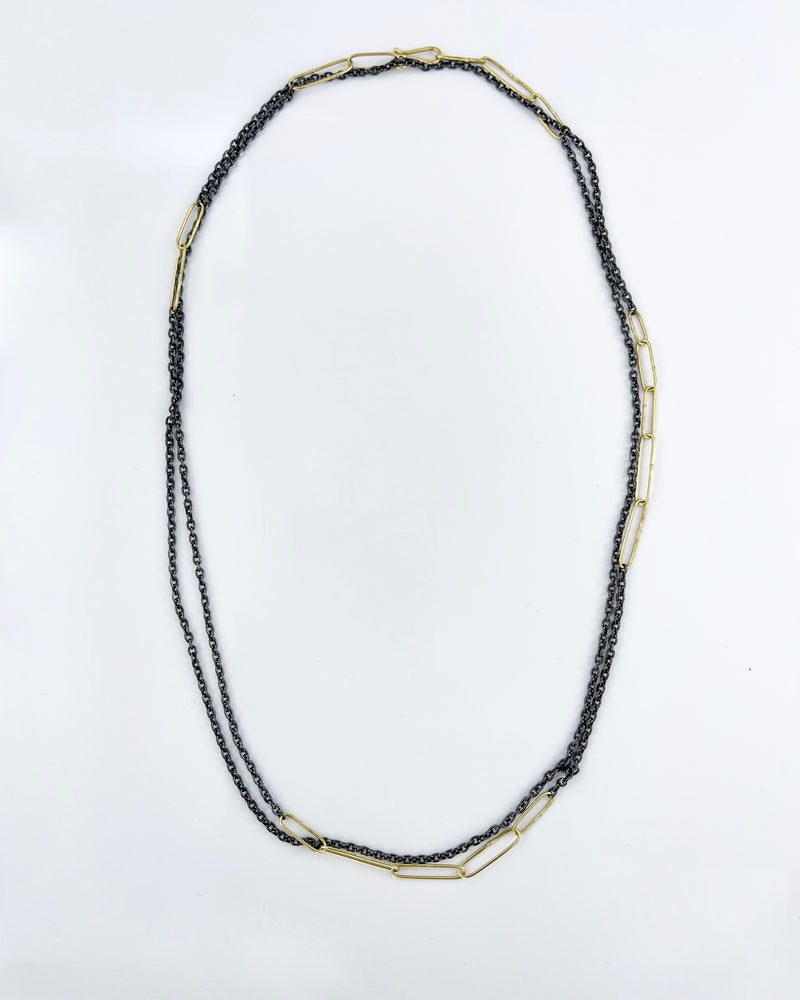 Sarah McGuire Harem Paper Clip Necklace