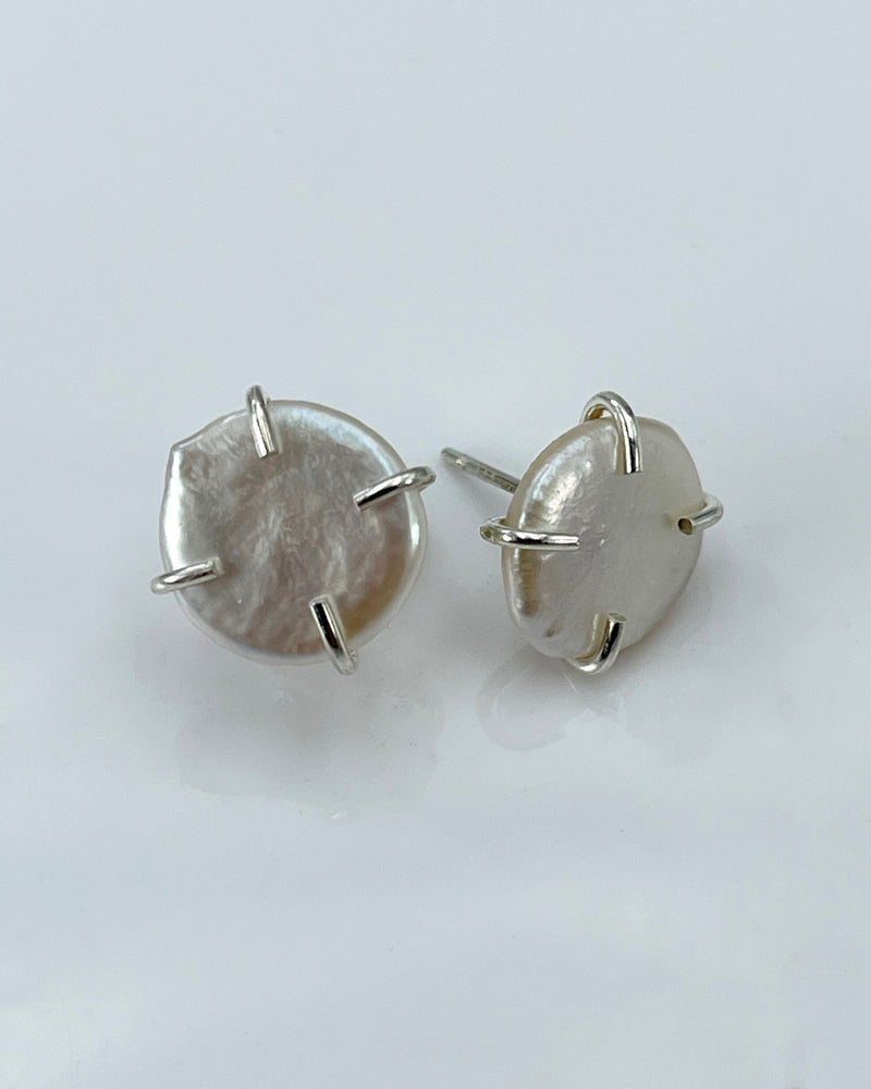 Melissa Joy Manning American Cultured Pearl Post Earrings