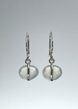Melissa Joy Manning Single Drop Silver Wrapped Earrings