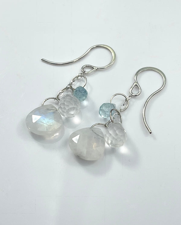 Melissa Joy Manning Assorted Stone Drop Earrings