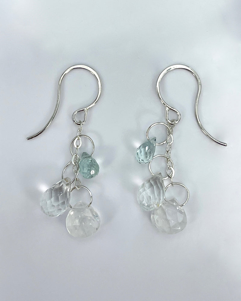 Melissa Joy Manning Assorted Stone Drop Chain Earrings