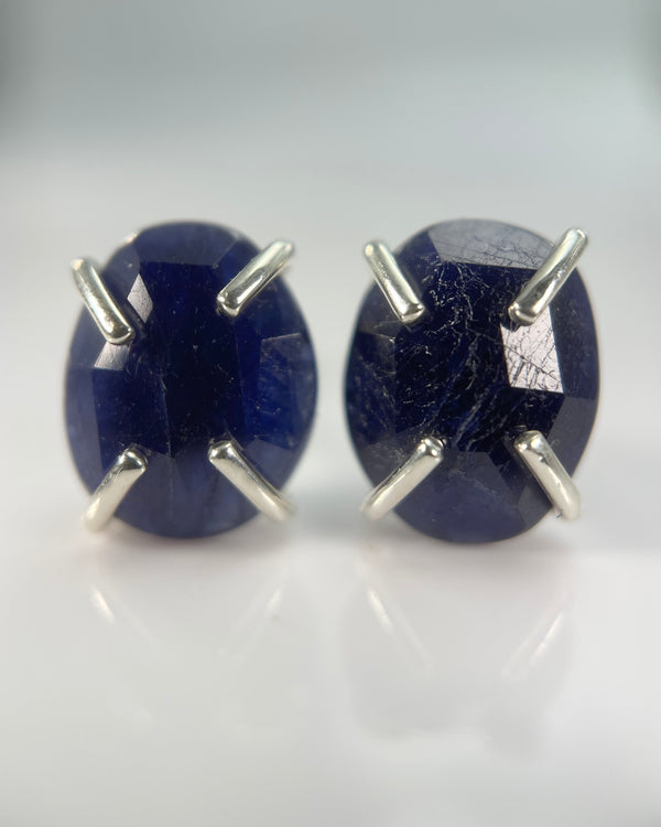 Melissa Joy Manning Silver Freeform Stud Earrings