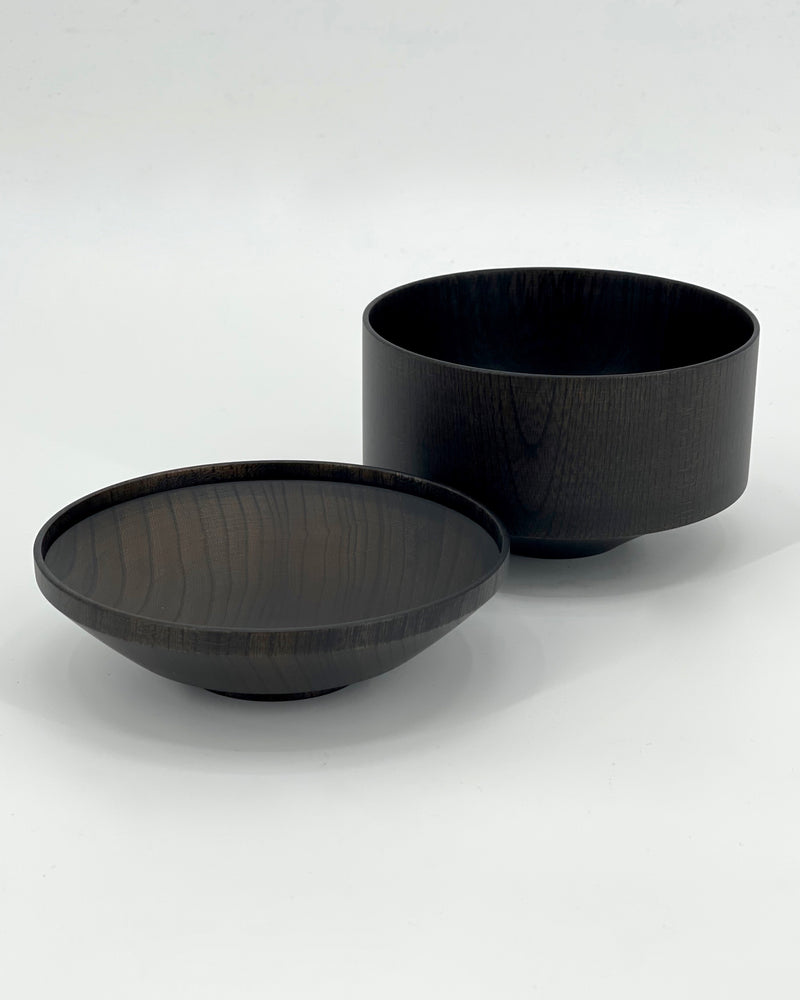 Tsumugi Wooden Bowls with Lid