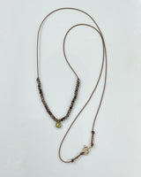 Margaret Solow Floating Diamond & Andalucite Necklace