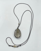 Margaret Solow Smokey Quartz & Tourmaline Necklace