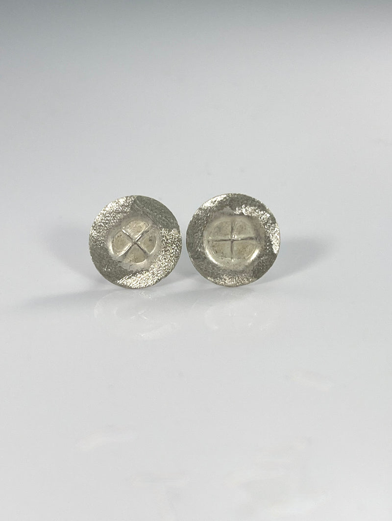 Sterling Silver Talisman Studs