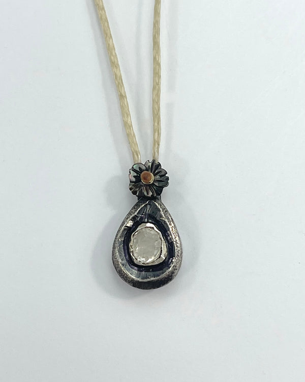 River Song Polki Diamond Teardrop Necklace