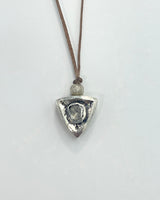 River Song Polki Diamond Shield Necklace