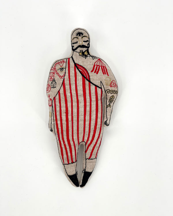 Tattooed Strong Man Doll