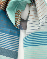 Samita Cotton and Silk Stripe Scarves