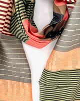 Samita Cotton and Silk Stripe Scarves