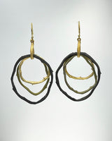 Petite Driftwood Triple Hoop Earrings