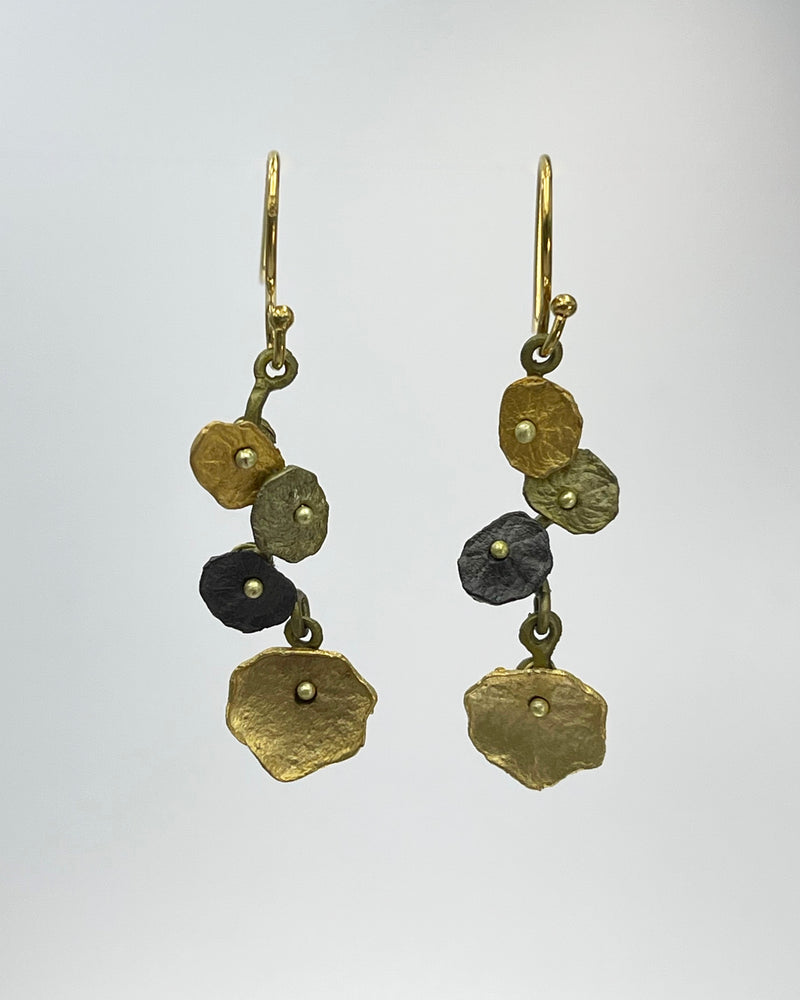 Dainty Nasturtium Earrings