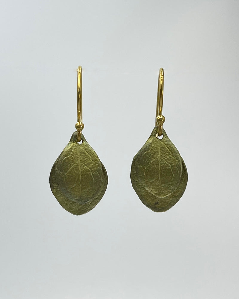 Irish Thorn 2 Leaf Earrings