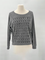 Catacombs Heather Gray Long Sleeve T-Shirt