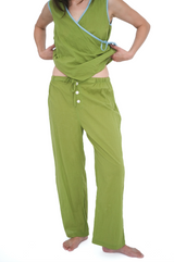 Slim Frenchie Pants, Spring Onion