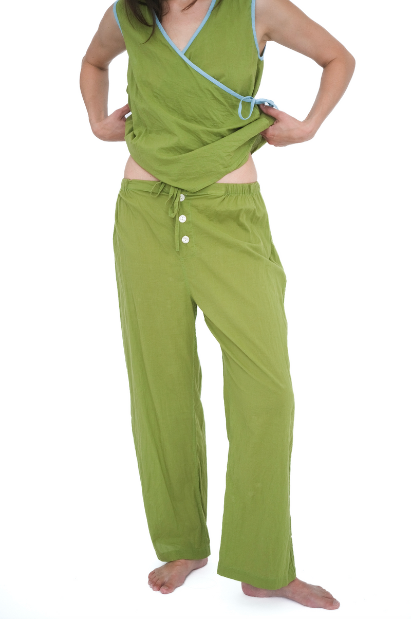 Slim Frenchie Pants, Spring Onion
