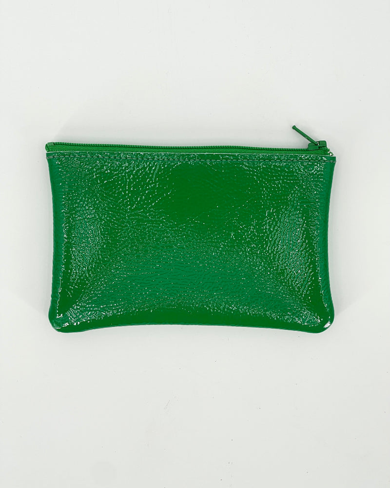 Small Leather Zip Pouches