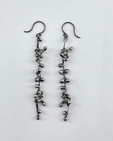 TenThousandThings Long Molten Cluster Earrings