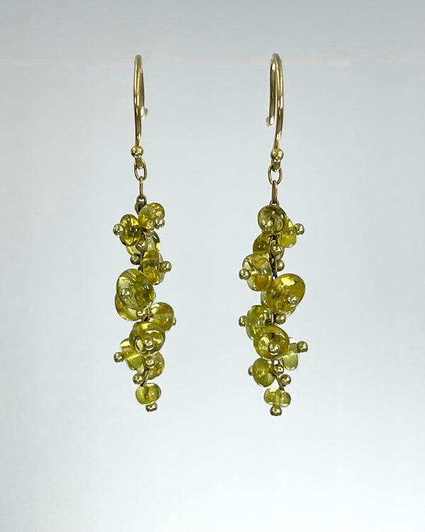 Ten Thousand Things Short Spiral Sapphire Earrings