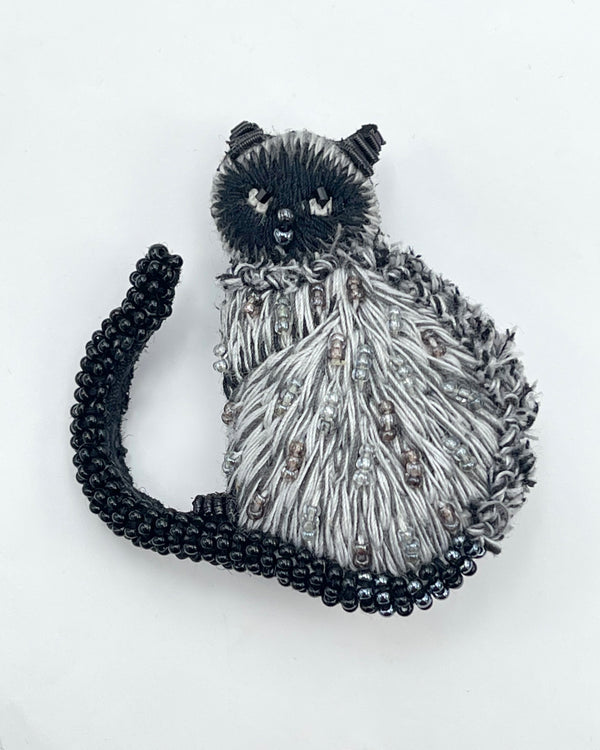 Siamese Cat Brooch