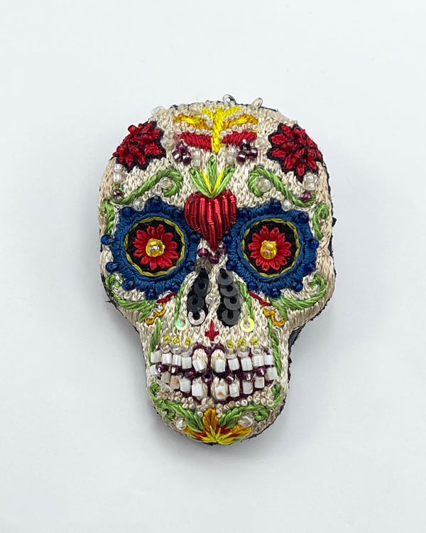 Sugar Skull Brooch