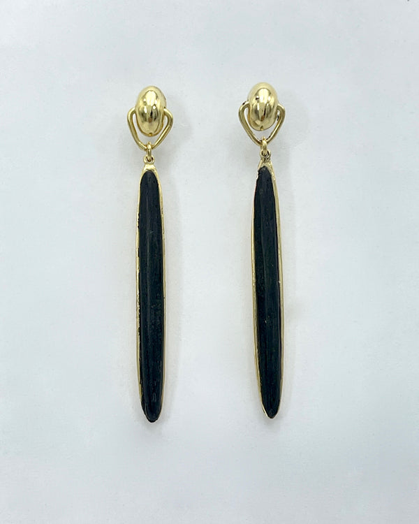 Vaubel Designs Long Reversible Pod Top Earrings