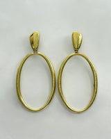 Vaubel Designs Oval Irregular Pod Top Earrings