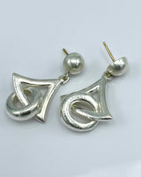 Triangle & Ring Drop Earrings