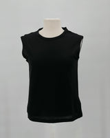 Cotton Crepe Muscle Tank Top