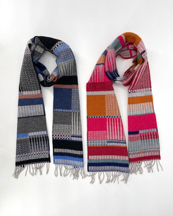 Maela Lambswool Pattern Scarves