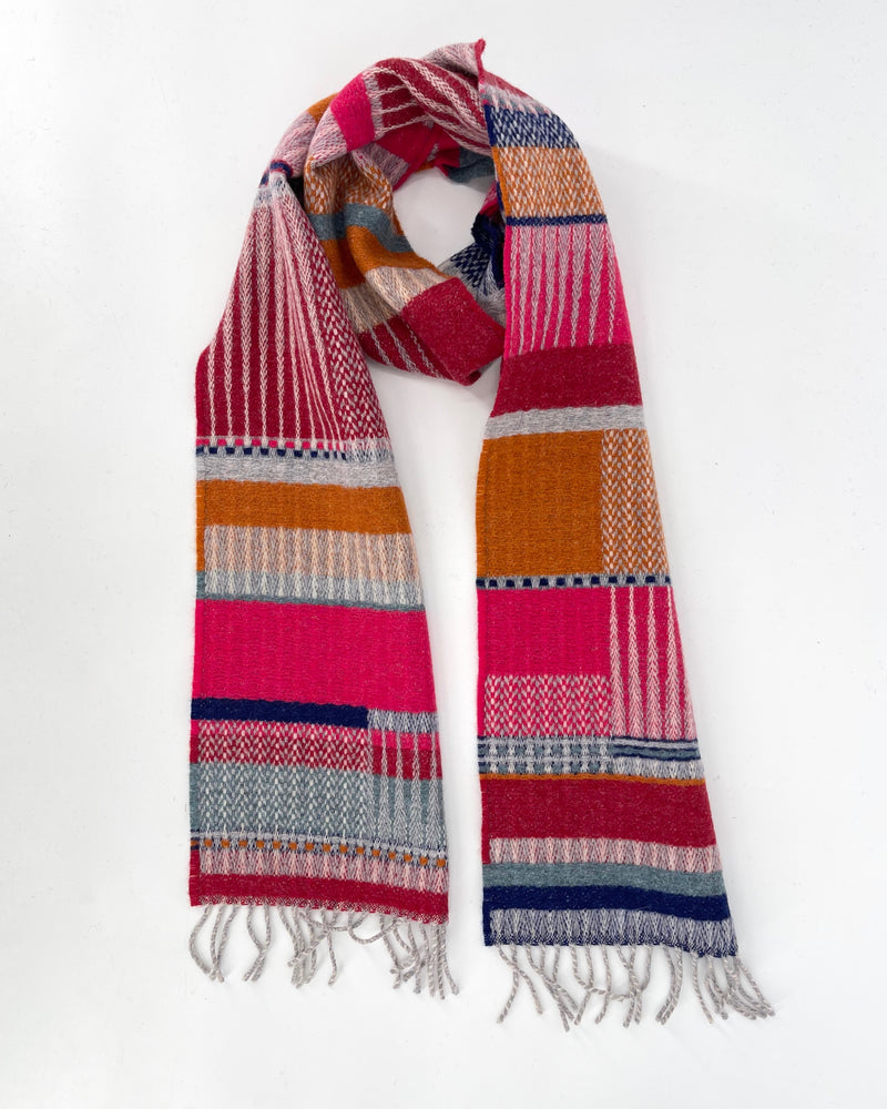 Maela Lambswool Pattern Scarves