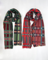 Sedge Double Cloth Wool Scarves