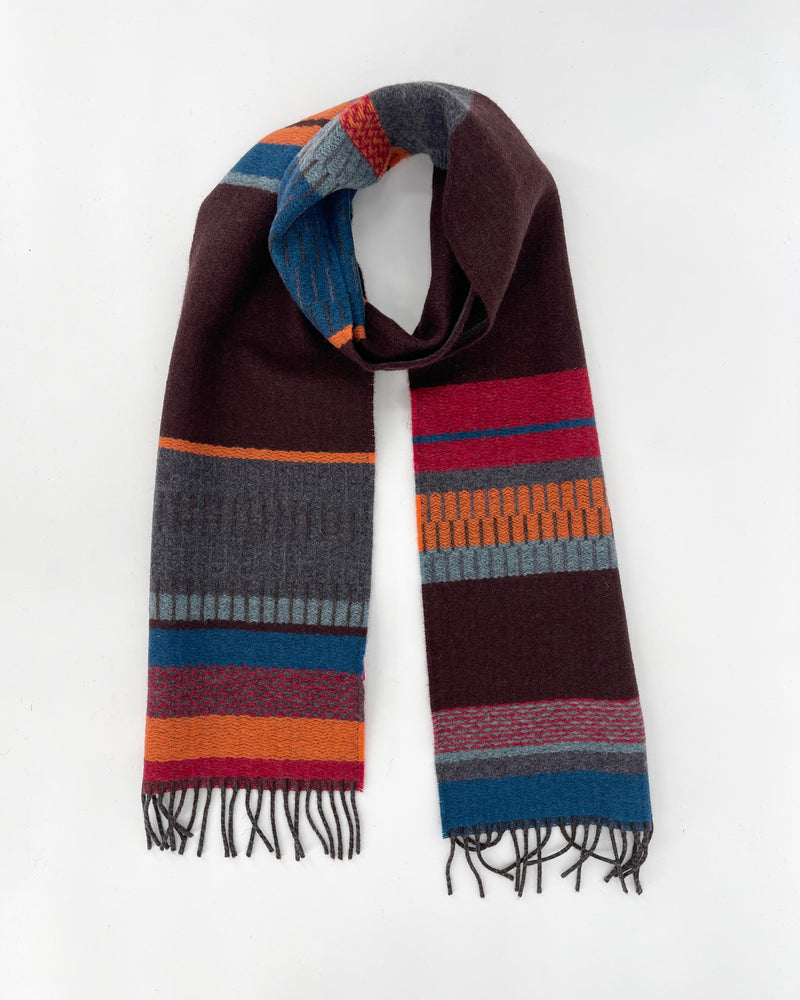 Strathay Lambswool Stripe Scarves