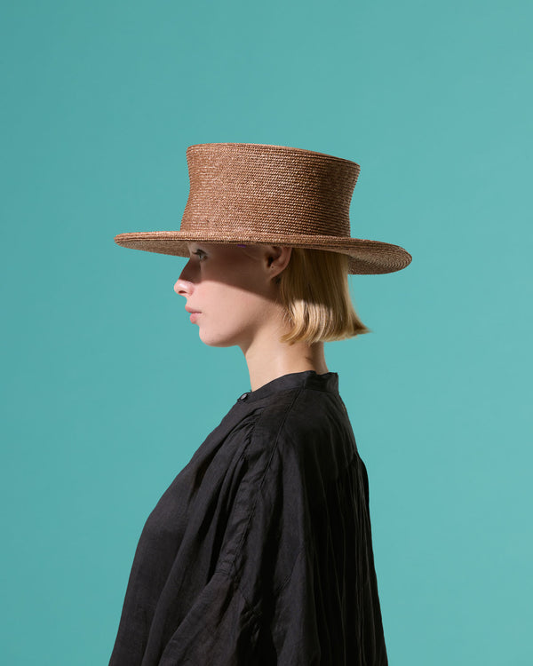 Nasa Straw Hat by Maison Enku