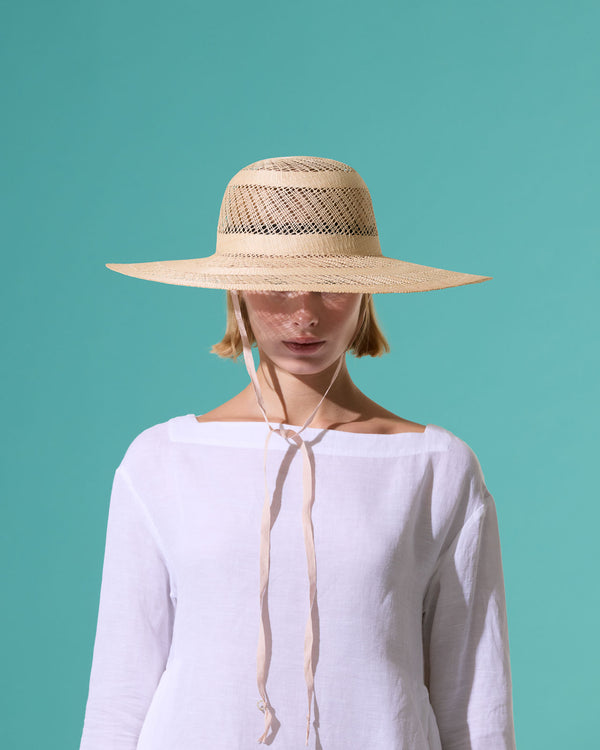 Huu Straw Hat by Maison Enku